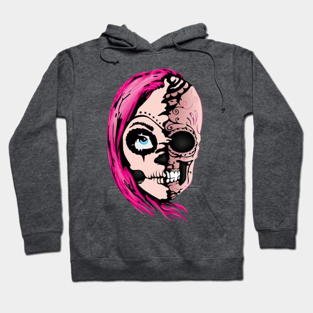 Mexican girl's skull Hoodie by Petrwill